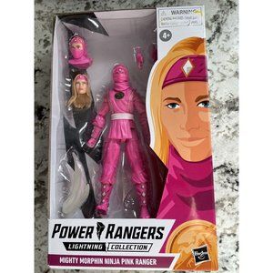 Power Rangers Lightning Collection Mighty Morphin Ninja Pink Ranger Figure (Kat)